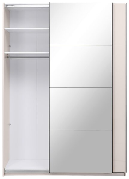 SKRIŇA S POSUVNÝMI DVERAMI, kašmírová, 150/210/62 cm P & B - Skrine, Online Only