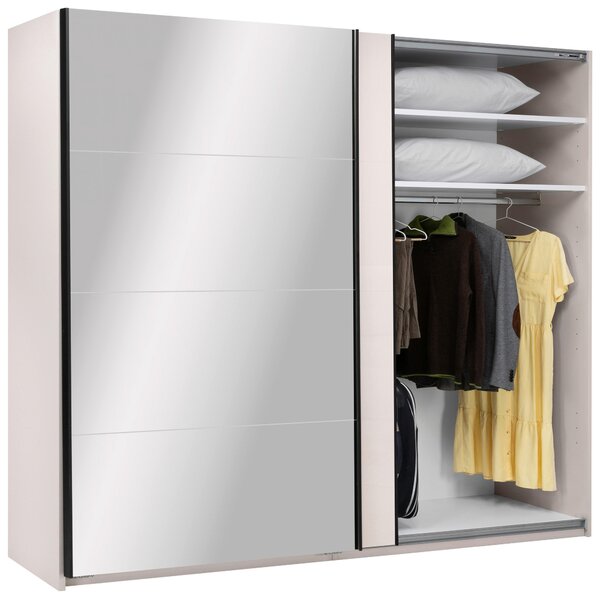 SKRIŇA S POSUVNÝMI DVERAMI, kašmírová, 250/210/62 cm MID.YOU - Skrine, Online Only