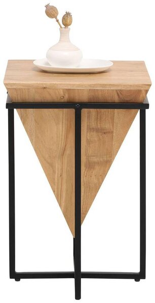 PRÍRUČNÝ STOLÍK, akácia, čierna, farba akácie Ambia Home - Stolíky do obývačky