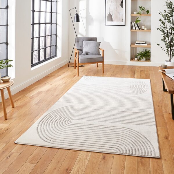 Svetlosivo-krémový koberec 80x150 cm Apollo – Think Rugs