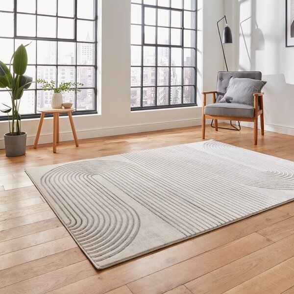 Svetlosivo-krémový koberec 80x150 cm Apollo – Think Rugs
