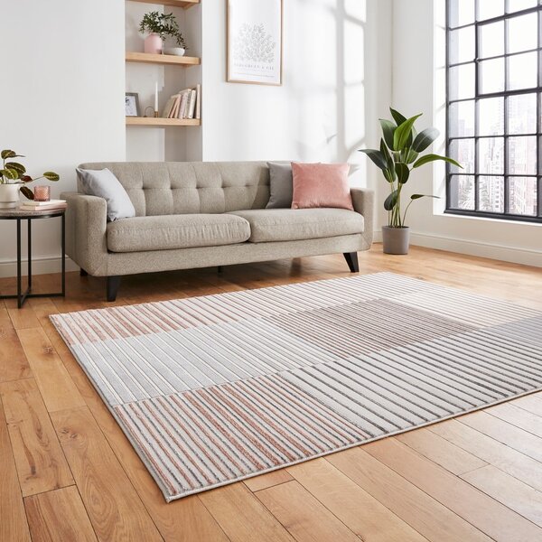 Ružový/sivý koberec 220x160 cm Apollo - Think Rugs