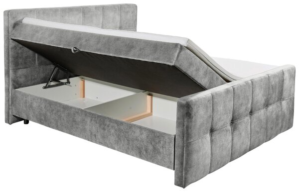 AMERICKÁ POSTEĽ, 160/200 cm, sivá MID.YOU - Online Only spálne, Online Only