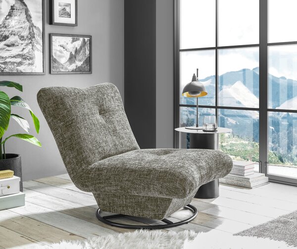 KRESLO, textil, sivá MID.YOU - Online Only obývacie izby, Online Only