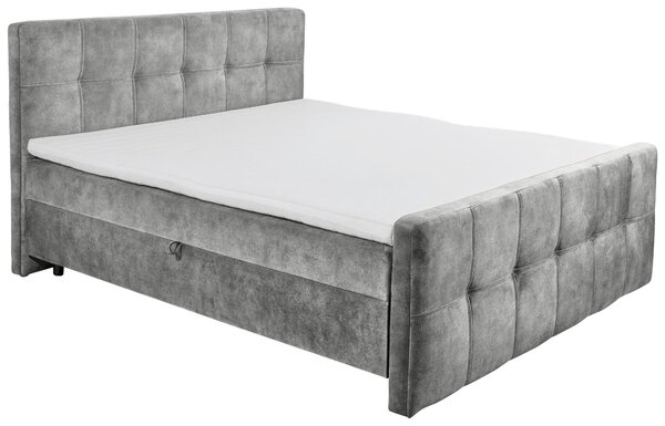 AMERICKÁ POSTEĽ, 160/200 cm, sivá MID.YOU - Online Only spálne, Online Only
