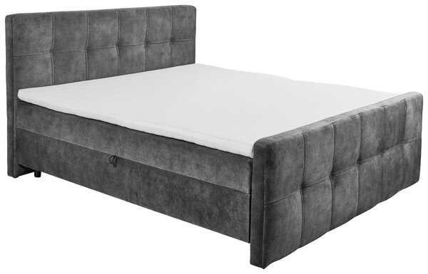 AMERICKÁ POSTEĽ, 160/200 cm, antracitová MID.YOU - Online Only spálne, Online Only