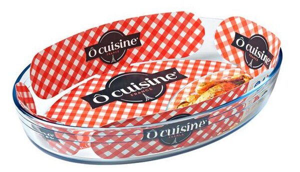 OCUISINE Sklenený pekáč Ocuisine 39 x 27 cm / 4 l, borosilikát