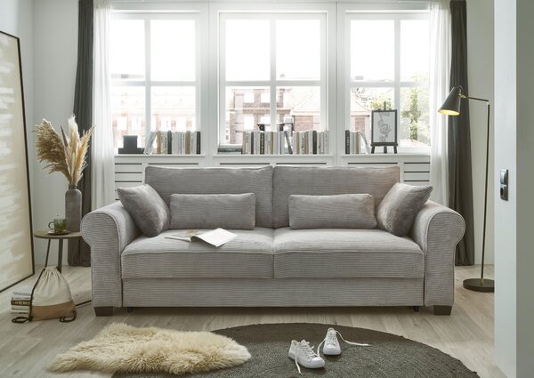 ROZKLADACIA POHOVKA, textil, svetlosivá MID.YOU - Sedačky, Online Only