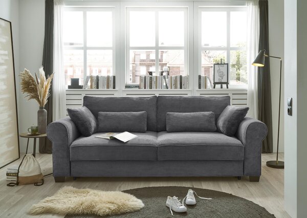 ROZKLADACIA POHOVKA, textil, antracitová MID.YOU - Sedačky, Online Only