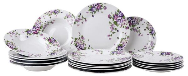 Porcelánová sada tanierov BEAUTY 18 ks