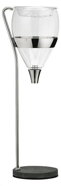Dekantér na víno Vagnbys Table Tower 1 l – prevzdušňovač, dávkovač (sklo + bridlica)