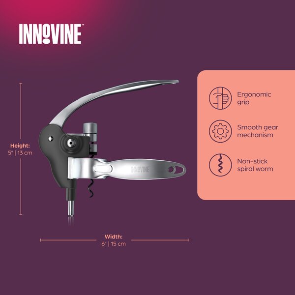 Innovine Horizontálna páková vývrtka na víno