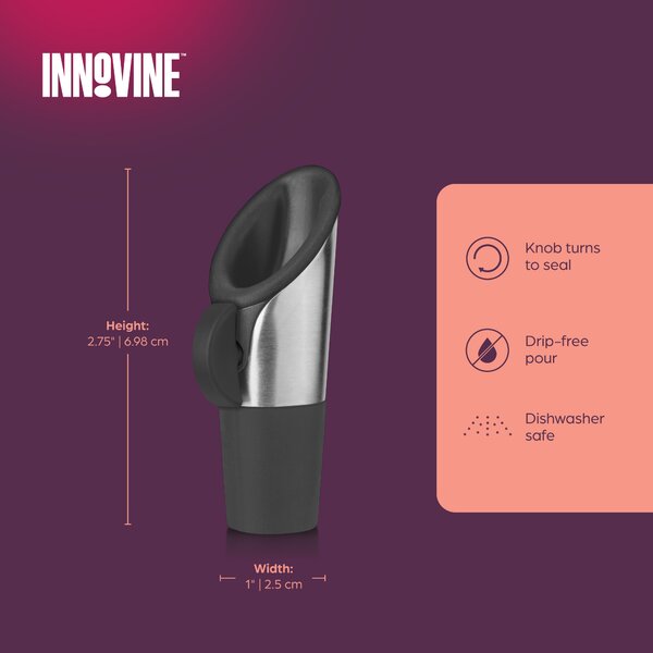 Nálevka a zátka na víno 2v1 Innovine