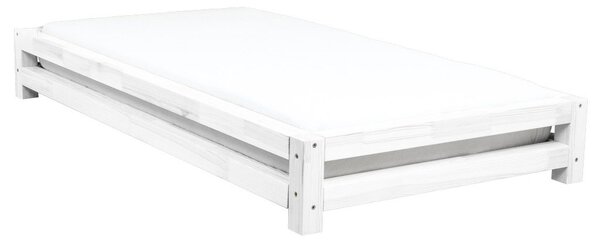 Benlemi Jednolôžková posteľ JAPA Zvoľte farbu: Biela, Rozmer: 90 x 200 cm