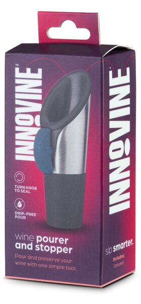 Nálevka a zátka na víno 2v1 Innovine