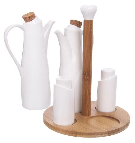 Porcelánová dochucovacia súprava BAMBU 4 + 1
