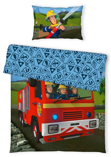 DETSKÉ OBLIEČKY POŽIARNIK SAM 100/135 cm - Online Only bytové doplnky, Online Only