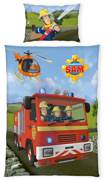 DETSKÉ OBLIEČKY POŽIARNIK SAM 100/135 cm - Online Only bytové doplnky, Online Only