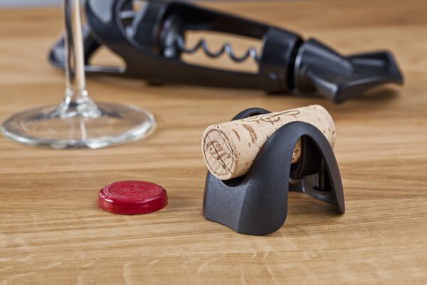 Orezávač fólie na víno (4 nože) Vacu Vin - čierna