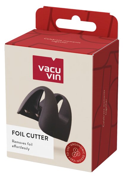 Orezávač fólie na víno (4 nože) Vacu Vin - čierna