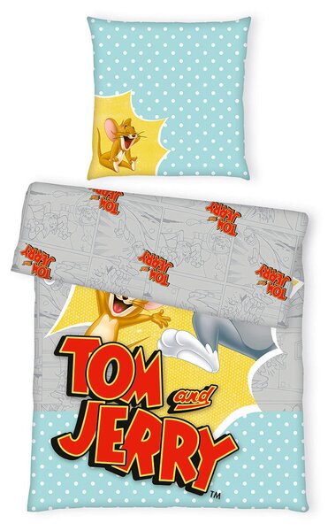DETSKÁ BIELIZEŇ TOM A JERRY 135/200 cm Herding - Detské obliečky, Online Only