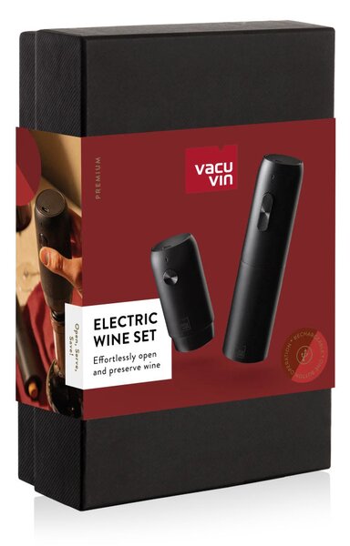 Elektrická súprava na víno Vacu Vin - USB, vrátane Li-ion batérie