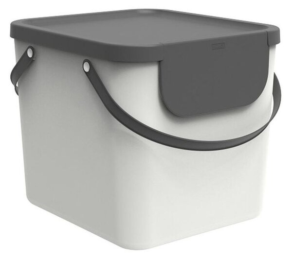 Kôš na triedený odpad ALBULA biely 40 l