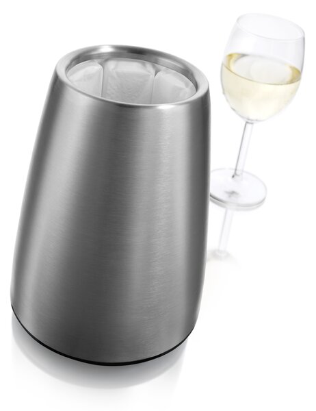 Chladiaca nádoba na víno s aktívnou vložkou ELEGANT Vacu Vin - nerez