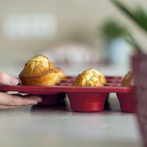 Forma coox na muffiny 12 ks Farba: Červená