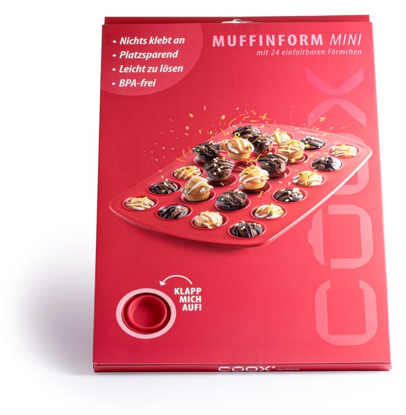 Forma coox na muffiny 24 ks Farba: Modrá