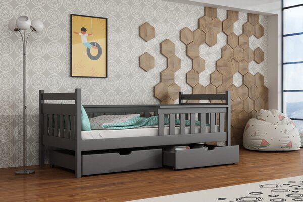 Detská posteľ 80x180 ENNY - grafit
