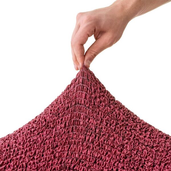 Bielastické poťahy VITTORIA bordó stoličky s operadlom 2 ks (45 x 45 x 50 cm)