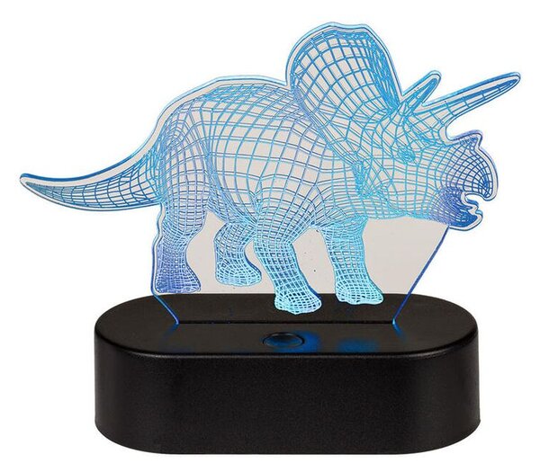 Detská lampička 3D TRICERATOPS