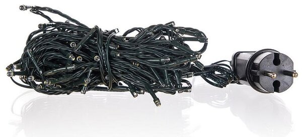 Svetelná reťaz teplé biele svetlo 120 LED, 9 + 3 m