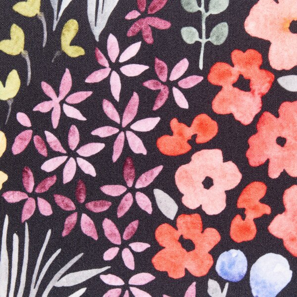 Sada 2 vonkajších vankúšov viacfarebná polyester 45 x 45 cm štvorcová kvetinový vzor dekoračný vankúš záhrada terasa