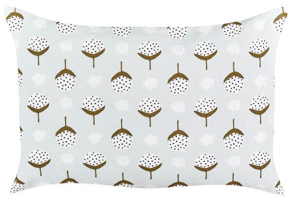 Sada 2 vonkajších vankúšov svetlozelená polyester 40 x 60 cm obdĺžniková geometrická potlač záhrada terasa