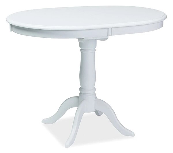Najlacnejsinabytok DELLO rustikálny jedálenský stôl, biely