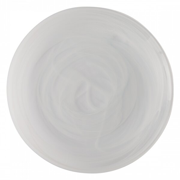 S-art - Tanier plytký biely 28 cm - Elements Glass (321900)