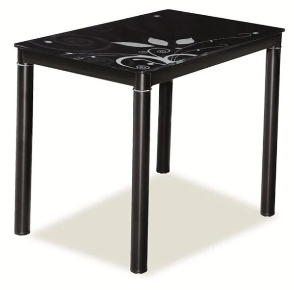 Najlacnejsinabytok DAMAR jedálenský stôl 80x60 cm, čierny