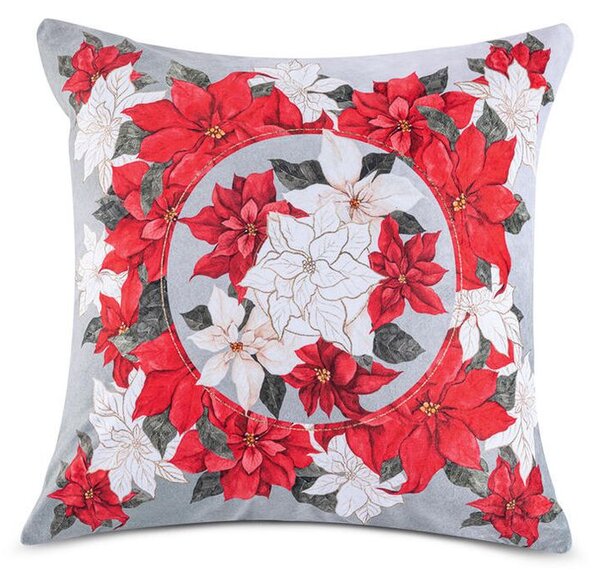 Súprava 3 ks obliečok na vankúšiky POINSETTIA 45 x 45 cm