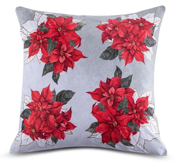 Súprava 3 ks obliečok na vankúšiky POINSETTIA 45 x 45 cm