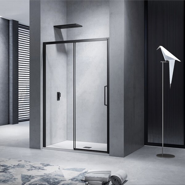 Posuvné sprchové dvere NERO 96-100 cm