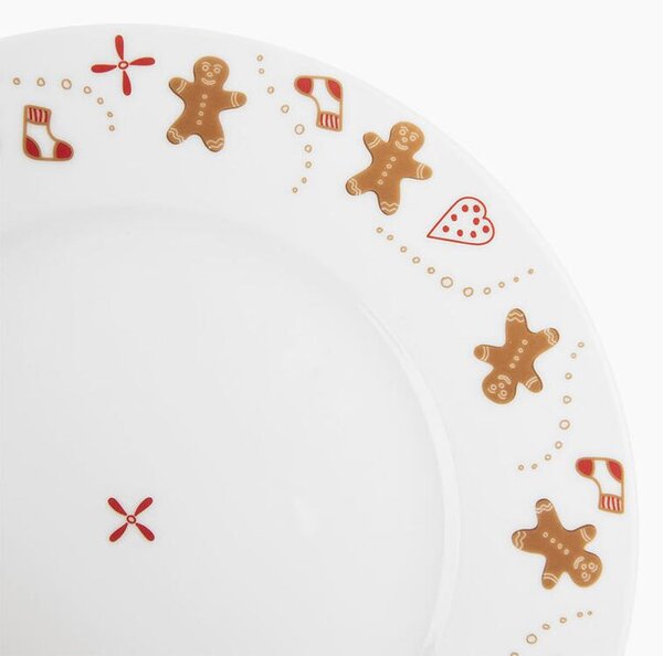 Porcelánový dezertný tanier PERNÍČEK 20 cm