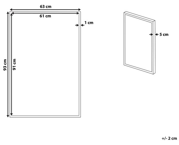Obraz na plátne čierna biela polyester MDF 63 x 93 cm zvierací motív býk obdĺžnikový tvar moderný štýl