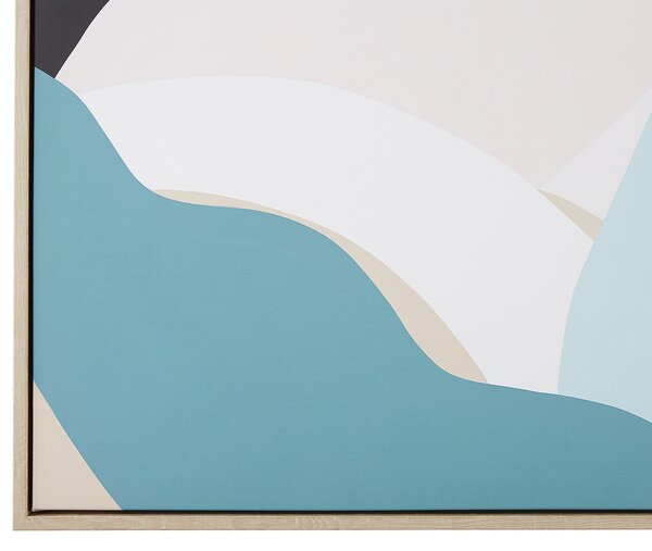 Obraz na plátne viacfarebný polyester MDF 93 x 63 cm obdĺžnikový tvar abstraktný vzor moderný štýl obývačka spálňa