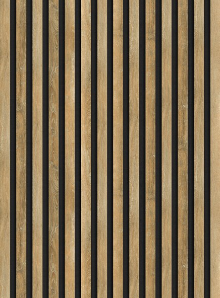 Mexen Lam-F, akustické stenové lamely 275 × 31,5 cm, filc 6 mm, dub medový, S105-275317-2812-066