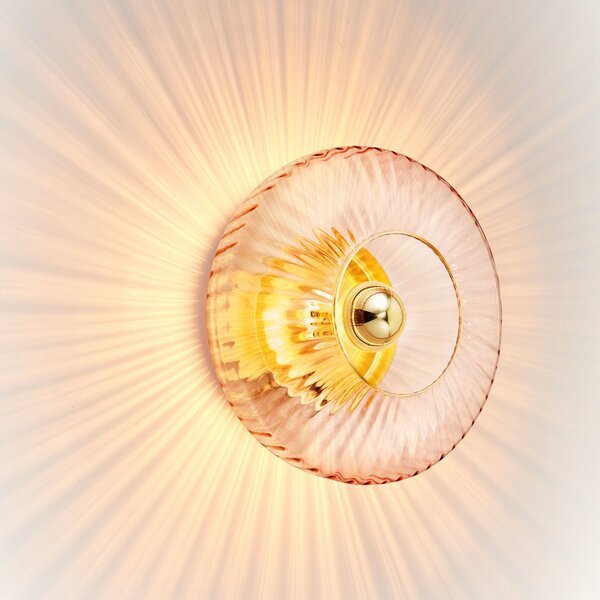 New Wave Optic Nástenné Svietidlo XL Rose/Gold - Design By Us DESIGN BY US