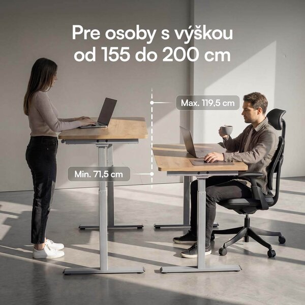 Liftor Entry výškovo nastaviteľný polohovateľný stôl