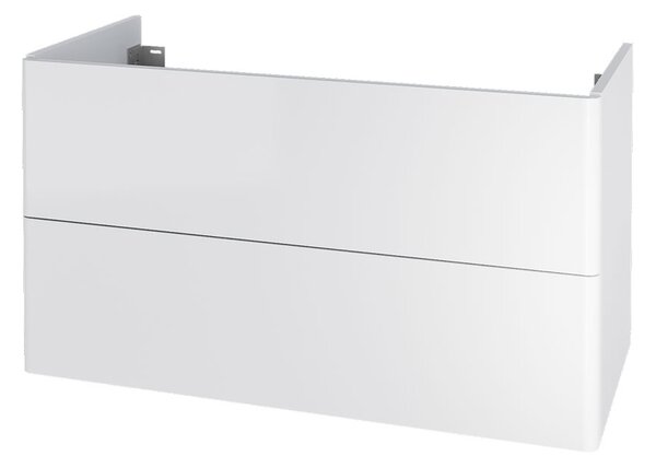 Mereo Siena, kúpeľňová skrinka 100 cm, biela lesk, MER-CN412S