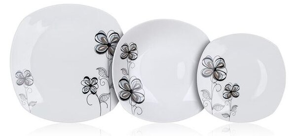 Porcelánová sada tanierov FLOREA 18 ks